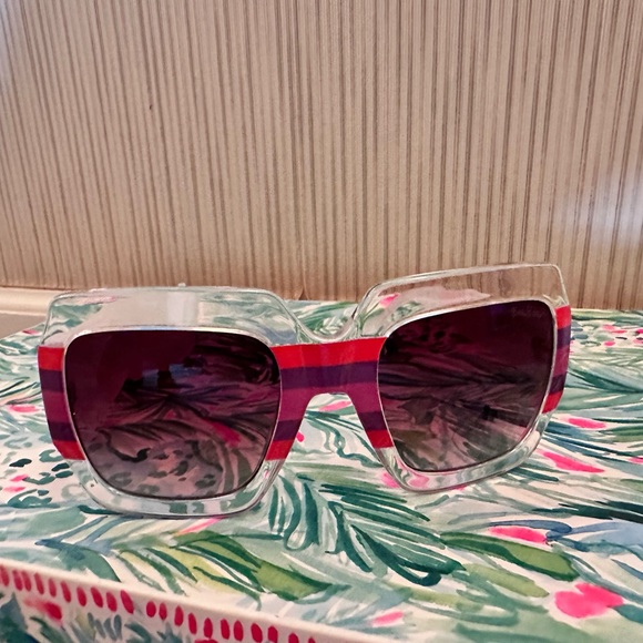 Lilly Pulitzer Accessories - Lilly Pulitzer Pink and Purple Sunglasses